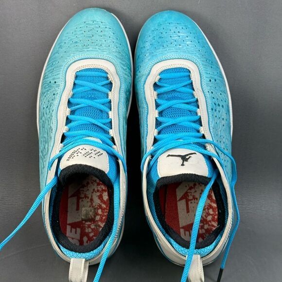 Vintage Air Jordan 2011 \'Warrior Pack - Orion Blue\' athletic sneaker size 13 main image 4